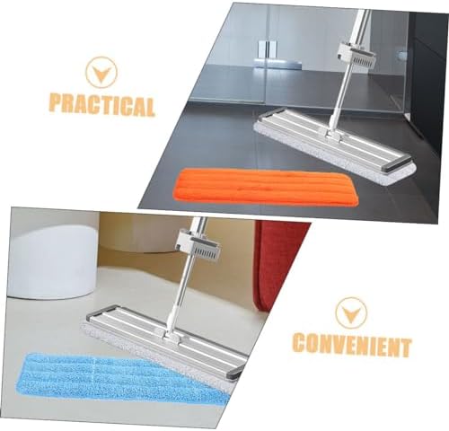 4Pcs Washable Fiber Cloth Mop Pads for Hardwood Floors