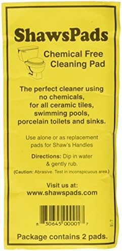 Shaws Pads Toilet Ring Remover - Eco-Friendly Cleaning Pads