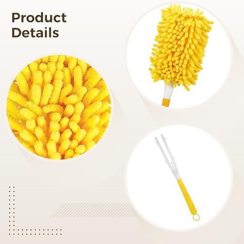 12 Pcs Reusable Duster Refill Set with Handles