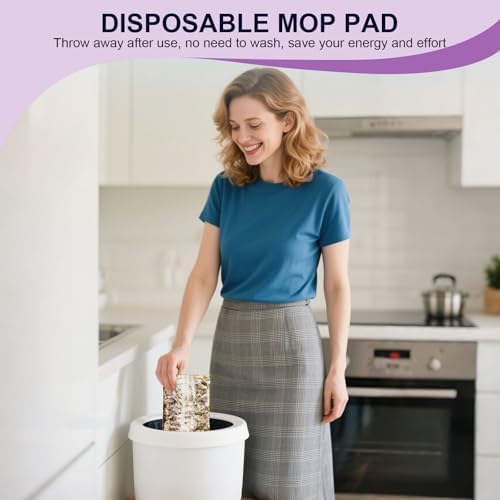 32 Count Power Mop Refill Pads 14-Layer Thickened for Deep Cleaning
