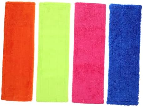4PCS Coral Fleece Mop Pads Washable Replacement