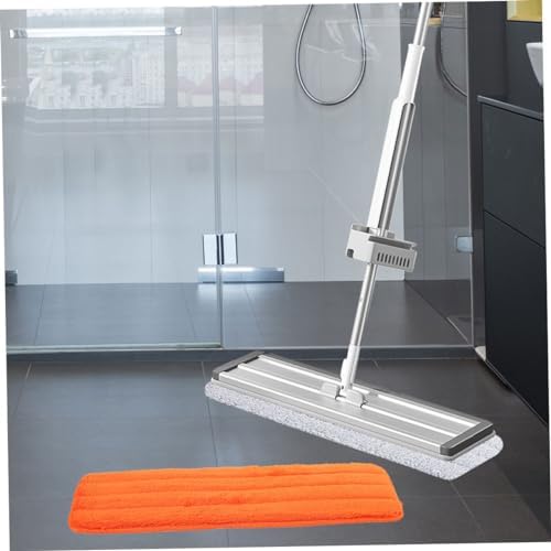 4pcs Reusable Fiber Cloth Mop Pads for Home and Commercial Use