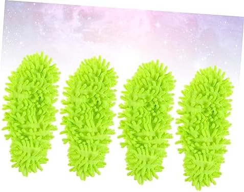CALLARON Mop Caps Chenille Dust Mop Slippers 4 Pcs 1