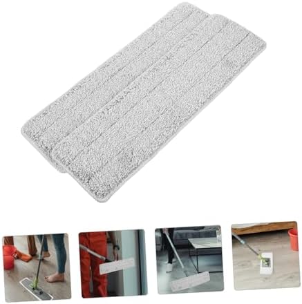 CALLARON 2 Pcs Reusable Fiber Mop Pads for Home Office Restaurant Cleaning