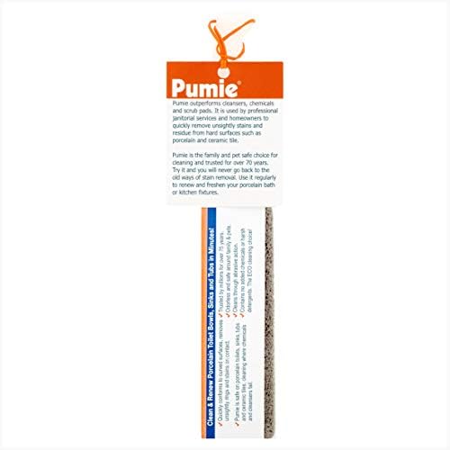 PUMIE Toilet Bowl Ring Cleaner with Handle 2 Pack