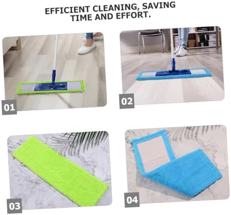 2pcs Thick Coral Fleece Mop Pads Replacement 1