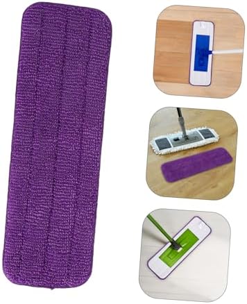2Pcs Reusable Microfiber Mop Pads for Efficient Floor Cleaning 1