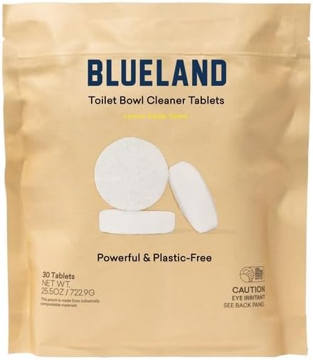 BLUELAND Toilet Bowl Cleaner Refills - Lemon Cedar 30 Tablets 1