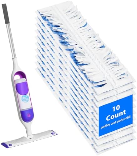 10 Count Swiffer Wet Pad Refills for Multi-Surface Cleaning