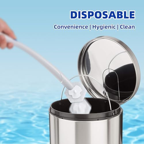 KOKL 60pcs Toilet Brush Refills - Premium Cleaners with Fresh Scent