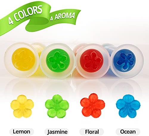SINOKF Toilet Gel Stamp 4Pcs Set 36 Count