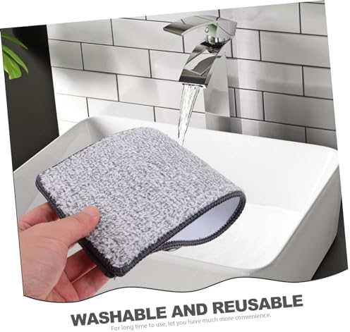 10pcs Reusable Microfiber Mop Pads for Hardwood Tile and Other Surfaces
