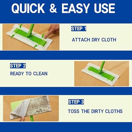 Peachicha Dry Sweeping Cloths Refills 80 Count Pack