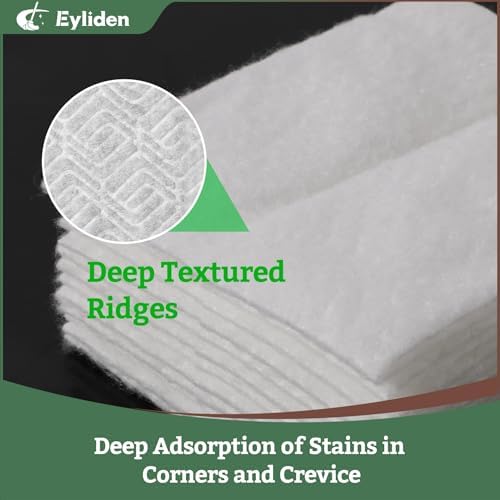 Eyliden 24 Count Dry Mop Pads for 10 Inch Sweeper Mops