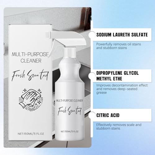 2Pcs R W Multi Purpose Cleaner Set