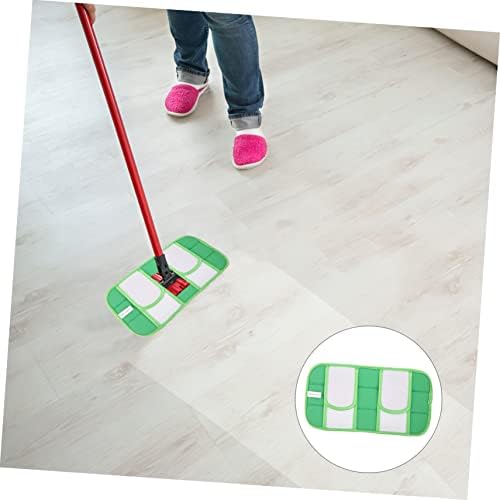 2Pcs Reusable Mop Pads for Swiffer Compatible Wet Dry Cleaning