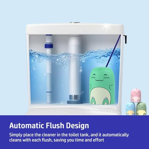 CloudMades Cute Dinosaur Toilet Cleaner Bottle with Scent