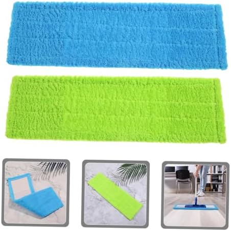 2pcs Thick Coral Fleece Mop Pads Replacement 1