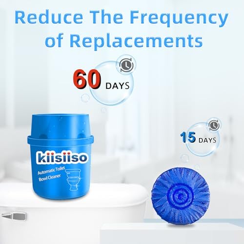 KIISIISO Toilet Bowl Cleaner Tablets - 9 Bottles