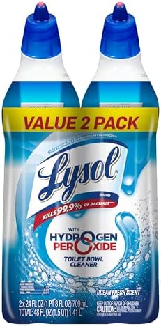 Lysol Toilet Bowl Cleaner Gel 24oz Pack of 2 1