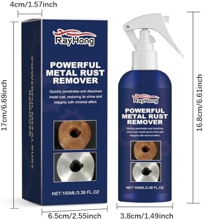 2024 New Powerful Metal Rust Remover Spray 3PCS 1