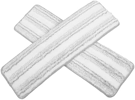 2pcs Reusable Flat Mop Refill Pads for Hardwood and Tile Floors
