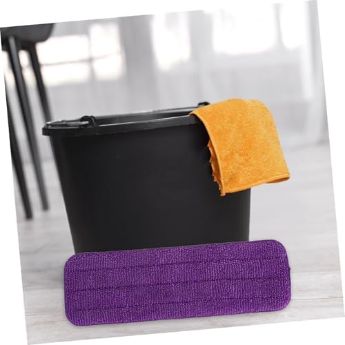 2Pcs Reusable Microfiber Mop Pads for Efficient Floor Cleaning 1