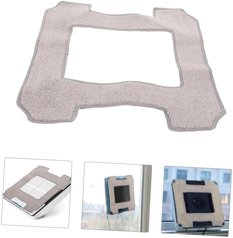4Pcs Washable Window Mop Cloths for Robots and Offices