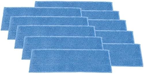 Superio Microfiber Mop Refill 16 Inch Blue 12 Pack Replacement Head
