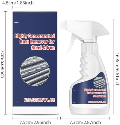 Heavy Duty Metal Rust Remover Spray with Deep Penetration