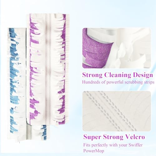 YAYODS 20 Pack Swiffer Power Mop Refills Replacement Heads