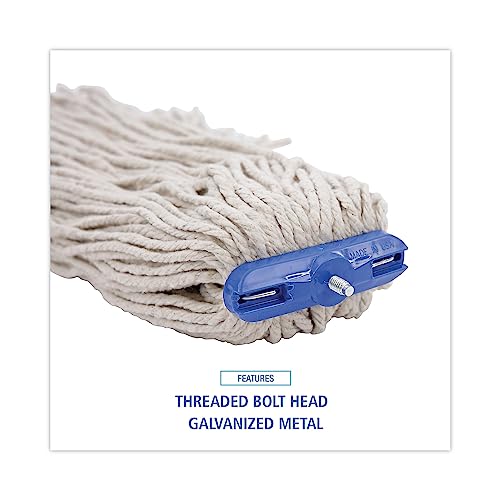 Boardwalk BWK724CCT 24 oz Cotton Wet Mop Head - White 12Carton