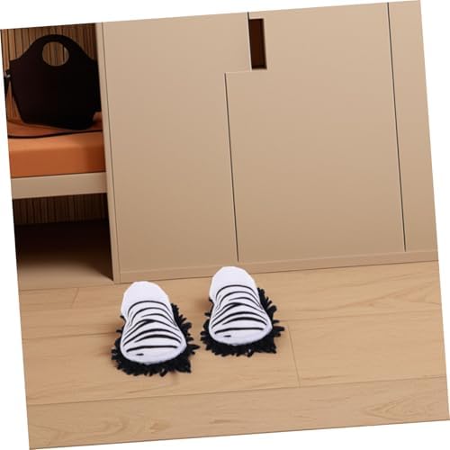 Ipetboom 1 Pair Detachable Mop Slippers for Women