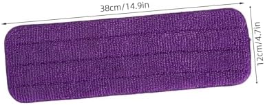 2Pcs Reusable Microfiber Mop Pads for Efficient Floor Cleaning 1