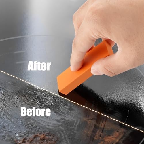 8Pcs Stainless Steel Decontamination Eraser for Kitchen Bathroom and More