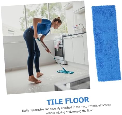 CALLARON Microfiber Dust Mop Replacement Head Blue