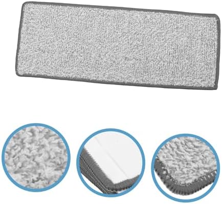 4PCS Reusable Microfiber Mop Heads for Wet Dry Floor Cleaning