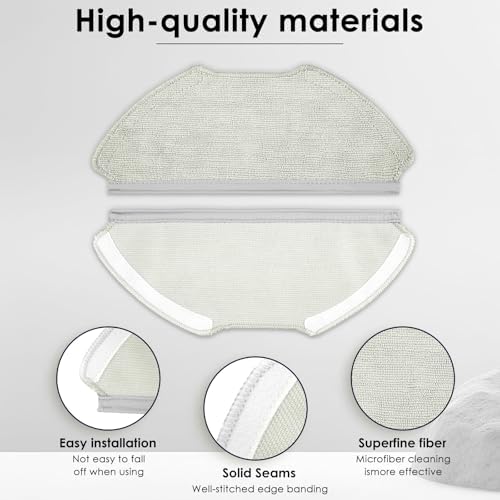 4 Pack T20 Replacement Mop Pads for Airrobo Robot Vacuum