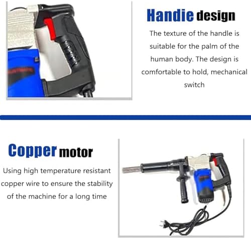 High Power Industrial Pistol Grip Needle Scaler 1100W 220V