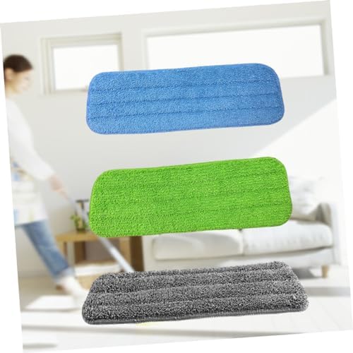3Pcs Water Spraying Mop Cloth Replacement for Efficient Cleaning
