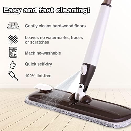 Replacement Microfiber Mop Heads Set of 2 2 Packs