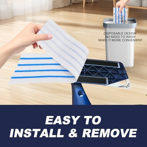 10 Pack Microfiber Mop Pads for 16-18 Hook Loop Mops 1