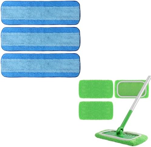 6 Pack Microfiber Mop Pads for Bona and Swiffer