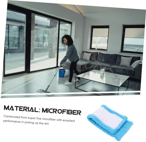 2pcs Coral Microfiber Mop Replacement Pads for Easy Cleaning