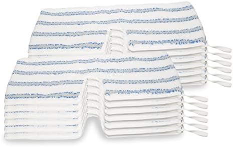 LTWHOME Design Replacement Dual-Sided Microfiber Scrub Mop Pads Pack of 12 1