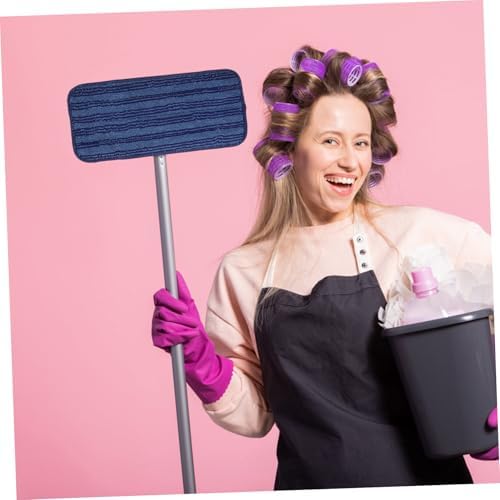 PACKOVE Reusable Microfiber Mop Pads for Wet Dry Floor Cleaning