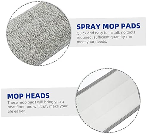 Minkissy 5-Pack Washable Dust Mop Pads for Commercial Use