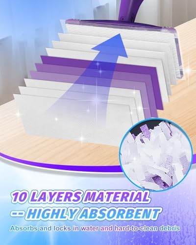 MyKEEPOW 20-Pack Replacement Mop Pads for Swiffer Wet Jet