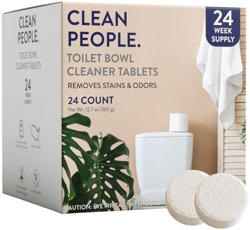 THE CLEAN PEOPLE Toilet Bowl Cleaner Tablets 24 Count 1