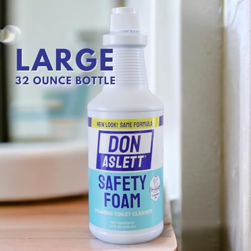 Don Aslett Toilet Bowl Cleaner Set with Foam and Mop